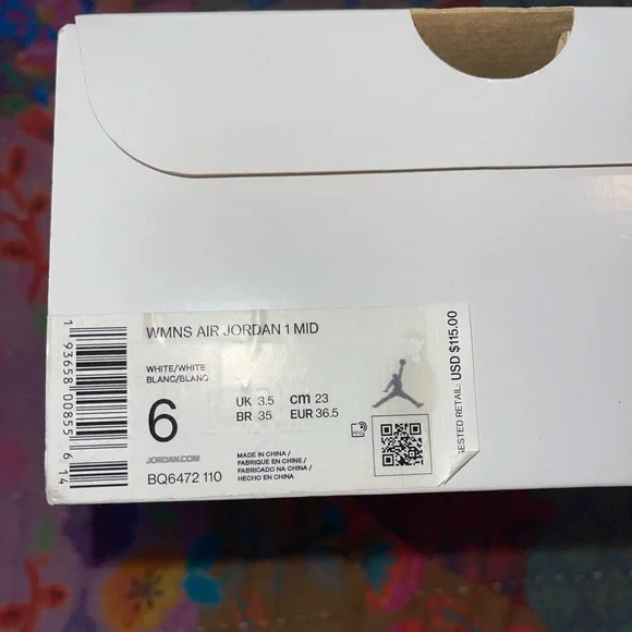 Women's Air Jordan 1 Mid SnakeSkin - Picture 5 of 6